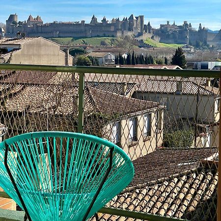 Duplex 70M2 - Vue Cite Medievale - Parking Gratuit Carcassonne Exterior foto